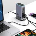 WLX-F8L Stazione di ricarica desktop GaN a 8 porte 660W - 6xUSB-C PD, 2xUSB-A QC3.0