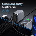 WLX-G1 Stazione di ricarica da tavolo GaN da 425W a 10 porte - USB-C, USB-A - Nero