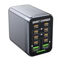 WLX-G1 Stazione di ricarica da tavolo GaN da 425W a 10 porte - USB-C, USB-A - Nero