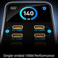Stazione di ricarica da tavolo WLX-G2 da 165W con GaN - 140W PD, 10 porte USB-C e USB-A