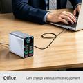 Stazione di ricarica da tavolo WLX-G2 da 165W con GaN - 140W PD, 10 porte USB-C e USB-A