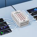 WLX-T2A Stazione di ricarica USB a 50 porte 200W - Bianca