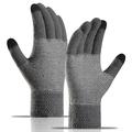 WM 1 paio di guanti caldi unisex lavorati a maglia Touch Screen elasticizzati Guanti in maglia con fodera