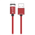 Wsken X1 Magnetic USB 2.0 / MicroUSB Data And Charging Cable - Red