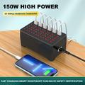 WT-268 Stazione di ricarica USB a 30 porte 150W - Nero
