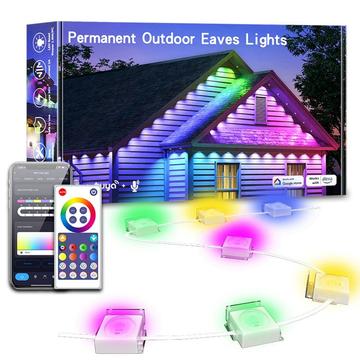 WY021 Luce di gronda intelligente impermeabile per esterni con controllo tramite app - 15m/30 LED