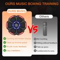 Macchina da boxe intelligente da parete con musica - Nero