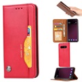 Custodia a Portafoglio per Samsung Galaxy S10 - Rosso