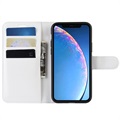 Custodia a Portafoglio per iPhone 11 con Chiusura Magnetica - Bianca