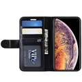 Custodia a Portafoglio per iPhone 11 Pro Max con Chiusura Magnetica - Nera