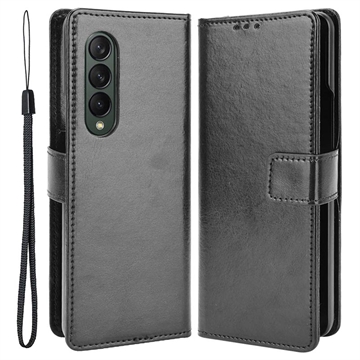 Custodia a Portafoglio con Tasca per Carte per Samsung Galaxy Z Fold4 - Nera