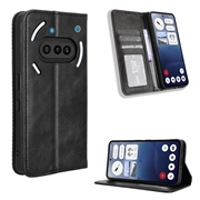 Custodia a portafoglio con chiusura magnetica per Nothing Phone (3a) - Nera