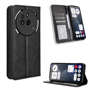 Custodia a portafoglio con chiusura magnetica per Nothing Phone (3a) Pro - Nera