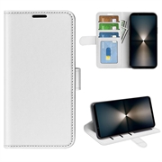 Custodia a portafoglio con chiusura magnetica per Sony Xperia 1 VII - Bianca