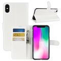 Custodia a Portafoglio con Chiusura Magnetica per iPhone XR - Bianca