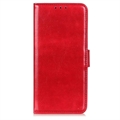 Custodia a Portafoglio per OnePlus 11 con Chiusura Magnetica - Rossa