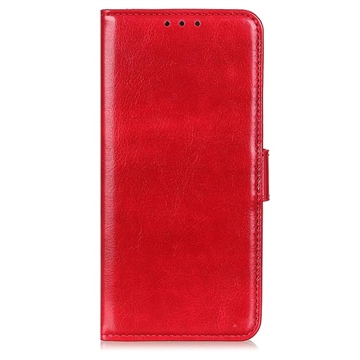 Custodia a Portafoglio per OnePlus 11 con Chiusura Magnetica - Rossa