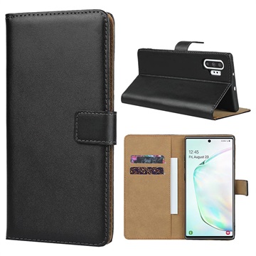Samsung Galaxy Note10+ Wallet Leather Case - Black