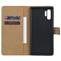 Samsung Galaxy Note10+ Wallet Leather Case - Black