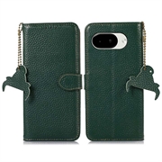 Google Pixel 10a Custodia in pelle a portafoglio con RFID