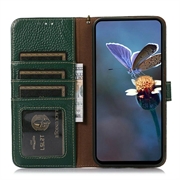 Google Pixel 10a Custodia in pelle a portafoglio con RFID