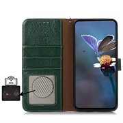 Google Pixel 10a Custodia in pelle a portafoglio con RFID