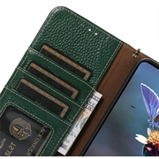 Google Pixel 10a Custodia in pelle a portafoglio con RFID
