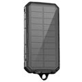 Power Bank / Batteria Solare Resistente Agli Spruzzi - 20000mAh