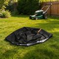 Copertura impermeabile in tessuto Oxford 420D per tosaerba robotizzato - 83x62x43 cm - Nero / Arancione