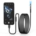 Fotocamera endoscopica impermeabile da 8 mm per iPhone, iPad, smartphone, tablet - 1m