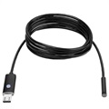 Android, PC Waterproof 8mm USB Endoscope Camera AN99 - 2m - Black
