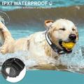 Collare impermeabile a LED per cani con supporto Apple AirTag 1/2 - Grande 38-60cm - Verde