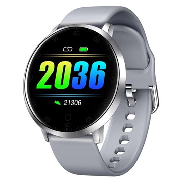 Smartwatch Impermeabile con Frequenza Cardiaca K12 - Grigio