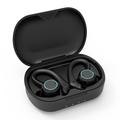 Auricolari sportivi wireless impermeabili con sensore tattile - Nero