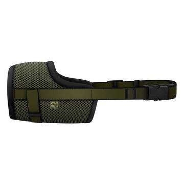 Museruola per cani Waudog Pro Mesh - Taglia: M - Khaki