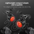 Luce posteriore per bicicletta West Biking Smart con sensore magnetico per freni