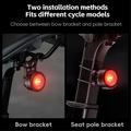 Luce posteriore per bicicletta West Biking Smart con sensore magnetico per freni