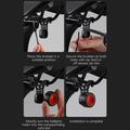 Luce posteriore per bicicletta West Biking Smart con sensore magnetico per freni