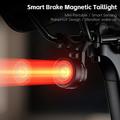 Luce posteriore per bicicletta West Biking Smart con sensore magnetico per freni