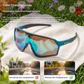Occhiali da ciclismo fotocromatici per bambini West Biking YP0703201-202 - Blu conchiglia