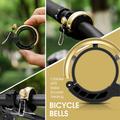 West Biking YP0706049 Mini campanello vintage per bicicletta - Nero