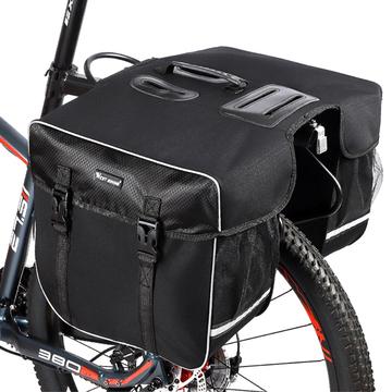 West Biking YP0707238 Borsa da bicicletta impermeabile 30L per ruota posteriore - Nero