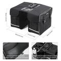West Biking YP0707238 Borsa da bicicletta impermeabile 30L per ruota posteriore - Nero