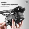 West Biking YP0707431 Borsa da sella per bicicletta con sgancio rapido da 0.2L - Nero