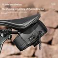 West Biking YP0707431 Borsa da sella per bicicletta con sgancio rapido da 0.2L - Nero