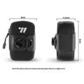 West Biking YP0707431 Borsa da sella per bicicletta con sgancio rapido da 0.2L - Nero