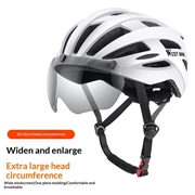 Casco da ciclismo West Biking YP0708100 con occhiali da sole magnetici