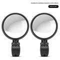 West Biking YP0720057 Specchietti retrovisori per bicicletta - 2 pezzi - Nero