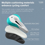 West Biking YP0801256 Coprisella in memory foam per bicicletta