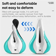 West Biking YP0801256 Coprisella in memory foam per bicicletta